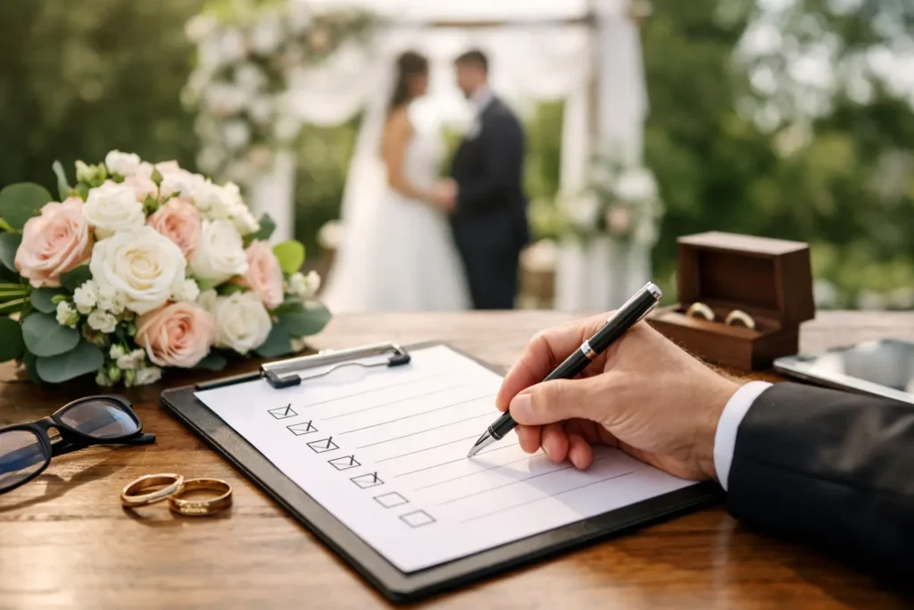 Wedding Officiant Service Review Checklist