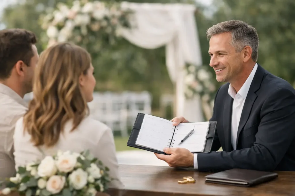 When Should Couples Book an Officiant for a Wedding?